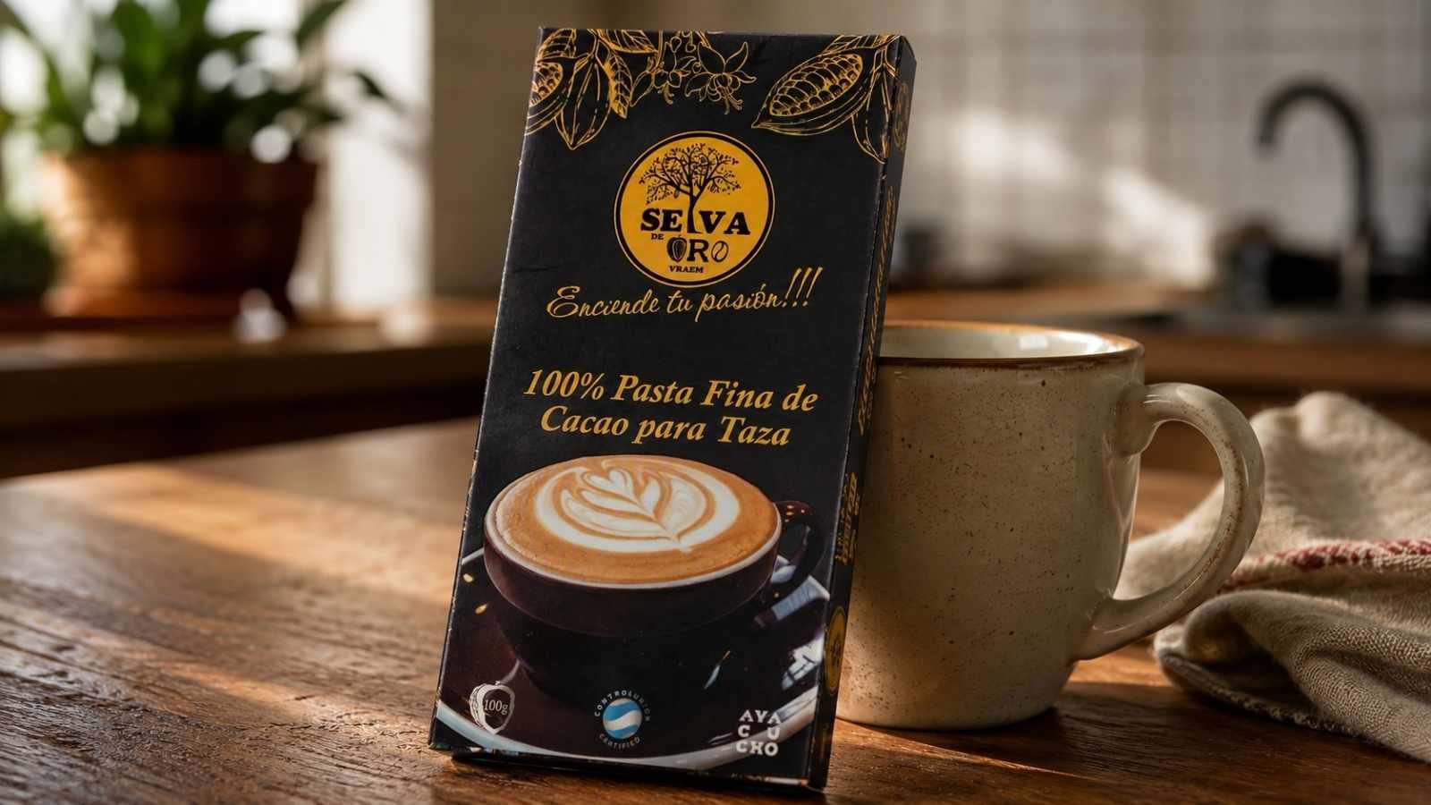 Cacao para taza al 100% - Selva de Oro - Cámara Regional Comercio Ayacucho