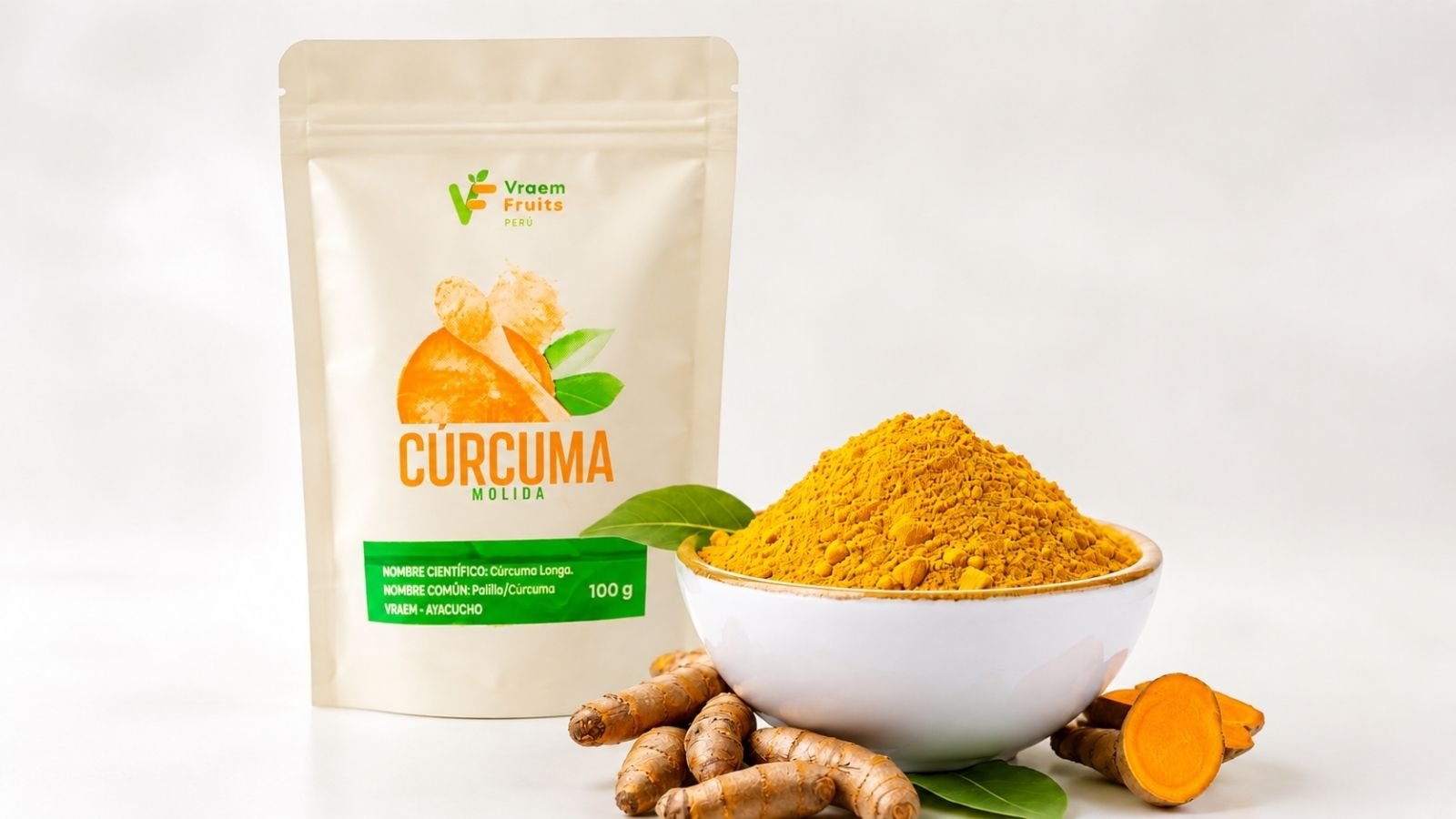 Cúrcuma Molida - Vraem Fruits - Cámara Regional Comercio Ayacucho
