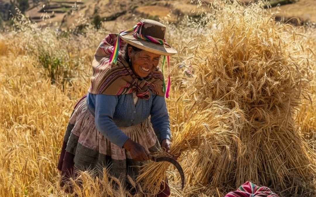 Cosecha de trigo - Cámara Regional de Comercio Ayacucho