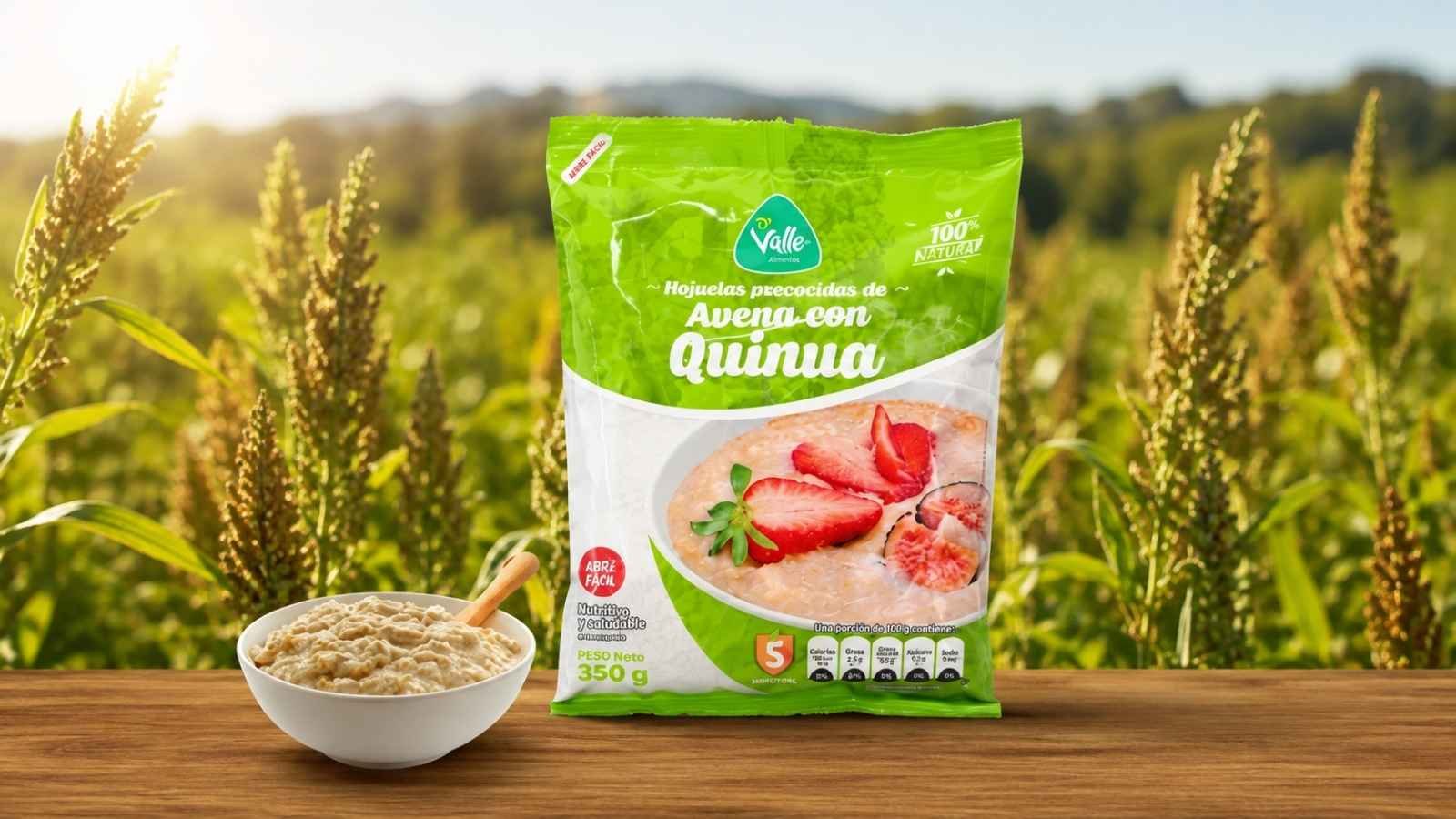 Hojuela de Avena con Quinua - D Valle - Cámara Regional Comercio Ayacucho
