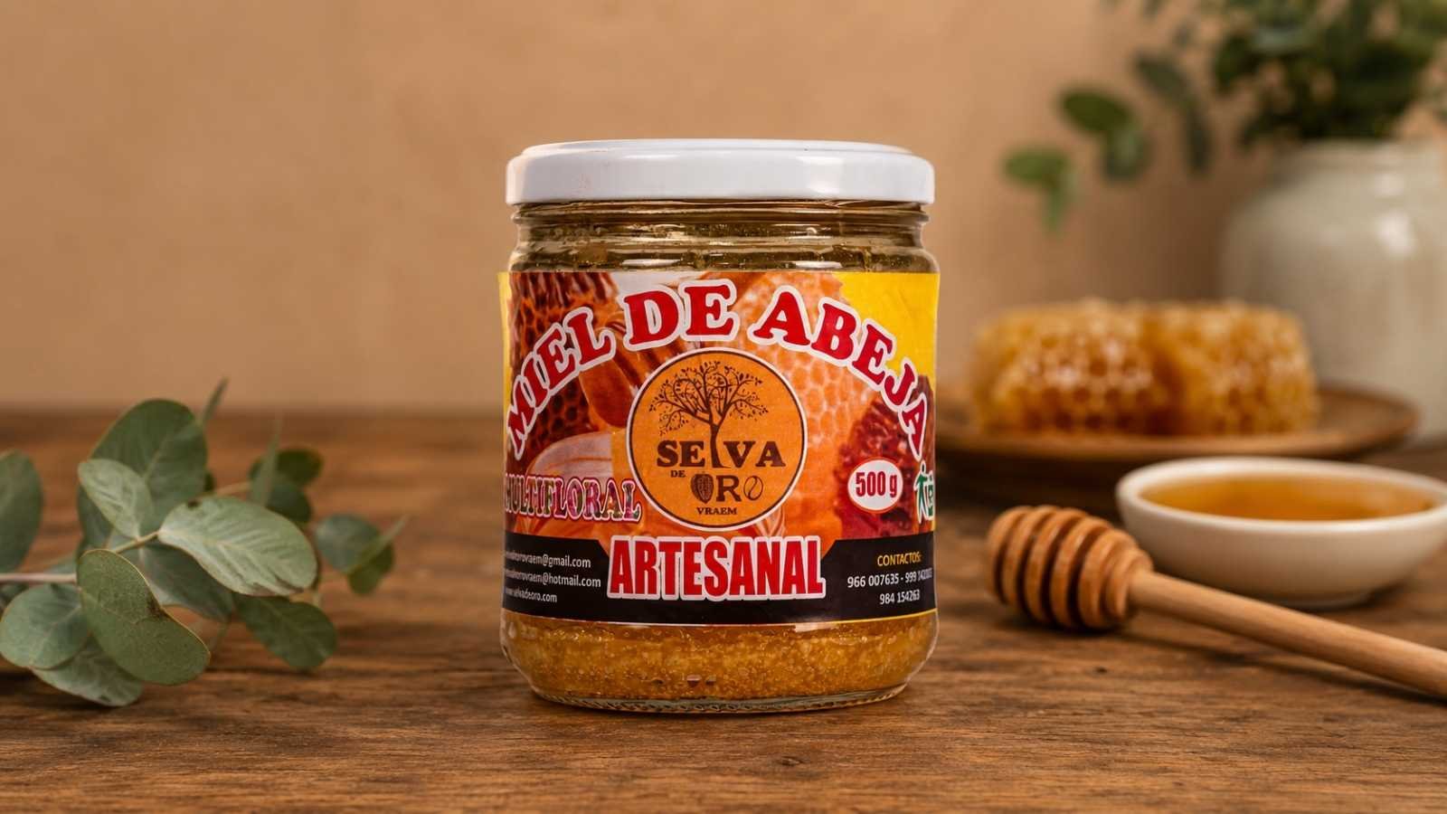 Miel de abeja - Selva de Oro - Cámara Regional Comercio Ayacucho