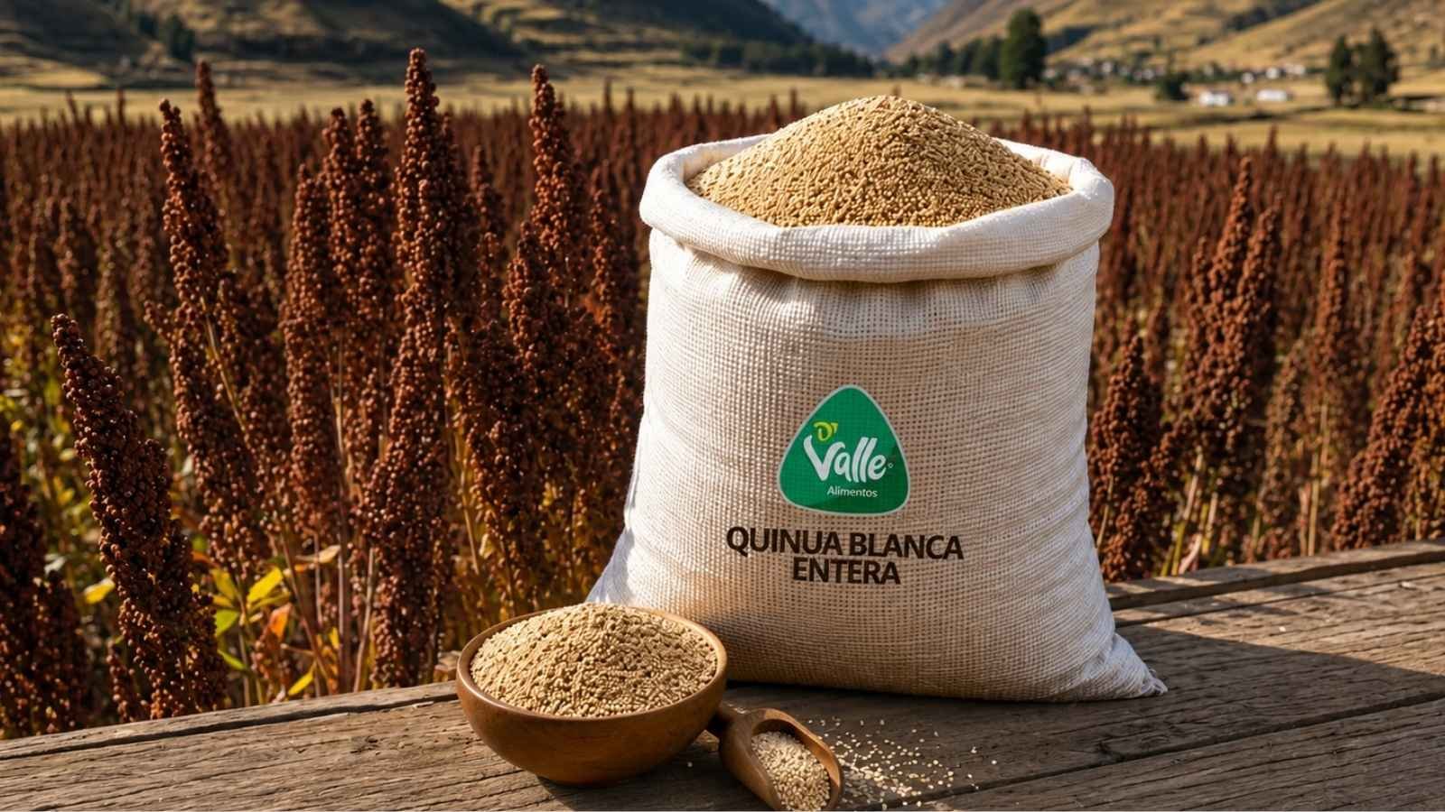 Quinua Blanca Entera - D Valle - Cámara Regional Comercio Ayacucho